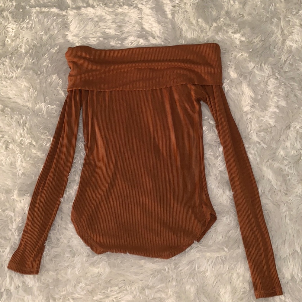 Forever 21 off the shoulder long sleeve